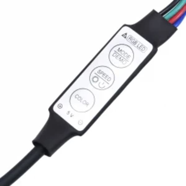 vidaXL TV-taso LED-valoilla betoninharmaa 215x36,5x40 cm