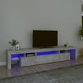 Pikkukuva 1 / 11: vidaXL TV-taso LED-valoilla betoninharmaa 215x36,5x40 cm