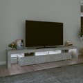 Pikkukuva 3 / 11: vidaXL TV-taso LED-valoilla betoninharmaa 230x36,5x40 cm