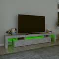 Pikkukuva 4 / 11: vidaXL TV-taso LED-valoilla betoninharmaa 230x36,5x40 cm