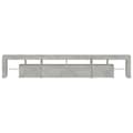 Pikkukuva 9 / 11: vidaXL TV-taso LED-valoilla betoninharmaa 230x36,5x40 cm
