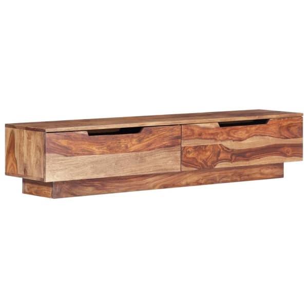 vidaXL TV-taso 145x30x30 cm massiivipuu
