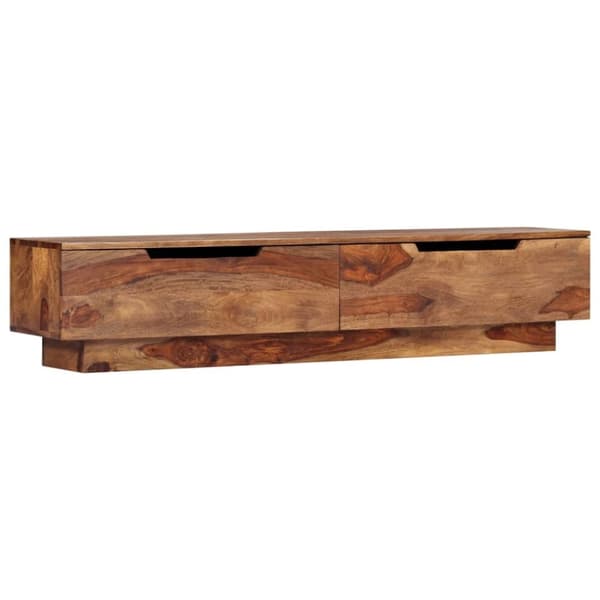 vidaXL TV-taso 145x30x30 cm massiivipuu