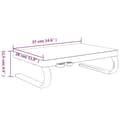 Miniatyrbillede 7 af 9: vidaXL skærmstander 37x28x11,5 cm sort