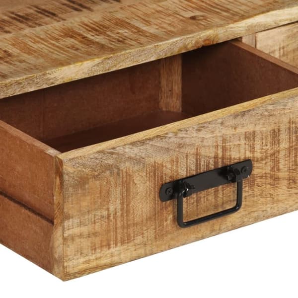 vidaXL tv-bord 120x30x45 cm massivt mangotræ