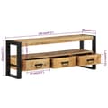Miniatyrbilde 7 av 11: vidaXL TV-benk 120x30x45 cm heltre mango