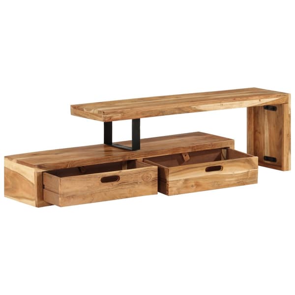 vidaXL tv-bord massivt akacietræ