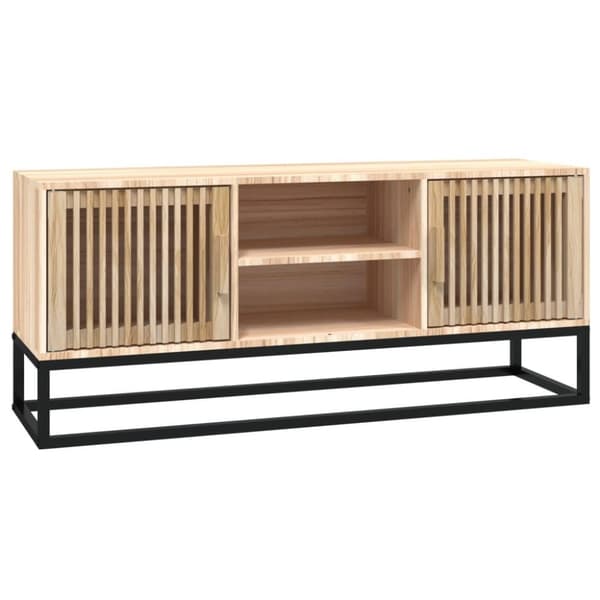 vidaXL tv-bord 105x30x45 cm konstrueret træ og jern