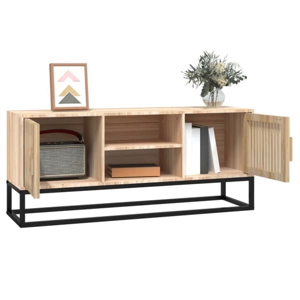 vidaXL TV-benk 105x30x45 cm konstruert tre og jern