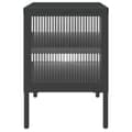 Miniatyrbild 6 av 11: vidaXL Tv-bänk svart 105x35x50 cm glas och stål