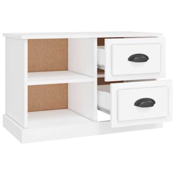 vidaXL TV-benk hvit 73x35,5x47,5 cm konstruert tre