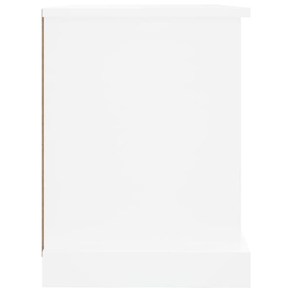vidaXL TV-benk hvit 73x35,5x47,5 cm konstruert tre