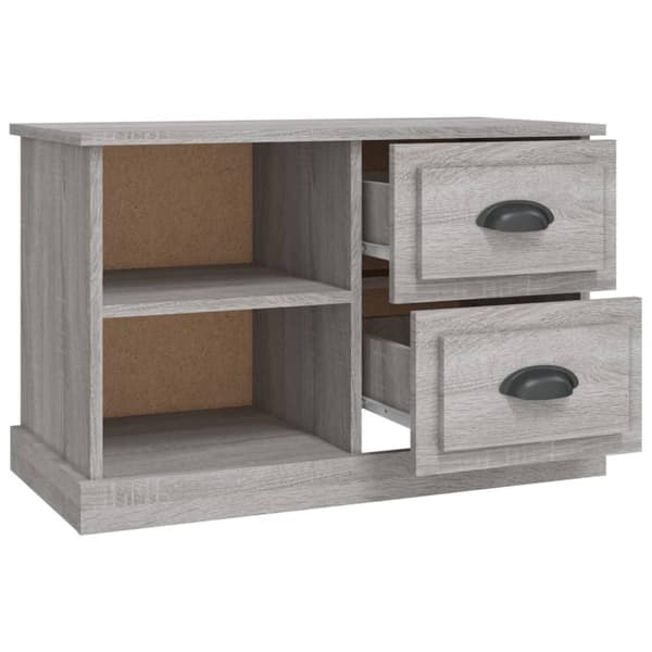 vidaXL TV-benk grå sonoma 73x35,5x47,5 cm konstruert tre