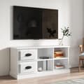 Miniatyrbilde 2 av 11: vidaXL TV-benk høyglans hvit 102x35,5x47,5 cm konstruert tre