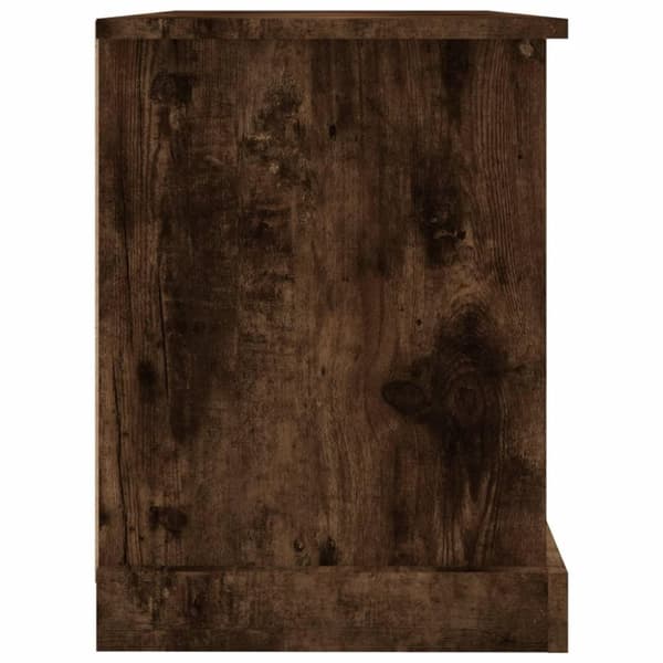 vidaXL TV-benk røkt eik 73x35,5x47,5 cm konstruert tre