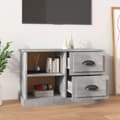 Miniatyrbilde 3 av 11: vidaXL TV-benk betonggrå 73x35,5x47,5 cm konstruert tre