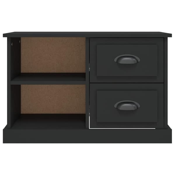 vidaXL tv-bord 73x35,5x47,5 cm konstrueret træ sort