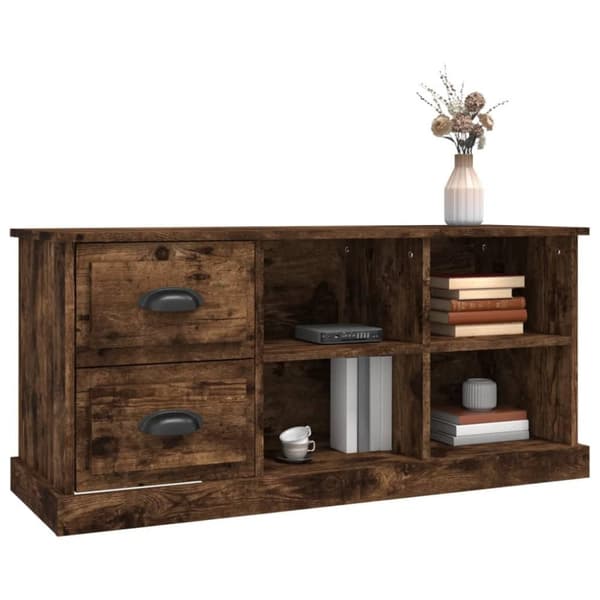 vidaXL TV-taso savutammi 102x35,5x47,5 cm tekninen puu