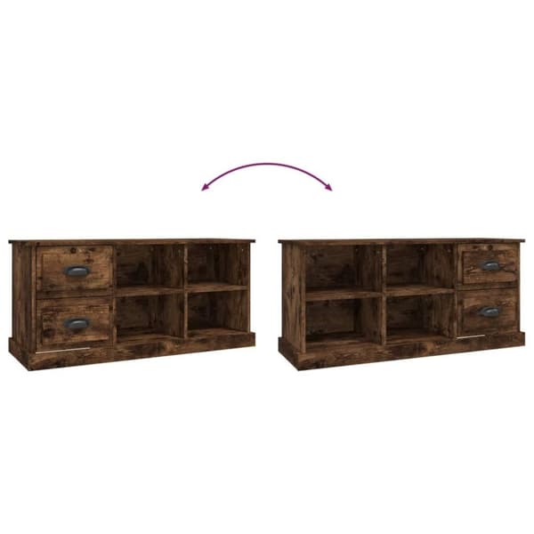 vidaXL TV-taso savutammi 102x35,5x47,5 cm tekninen puu