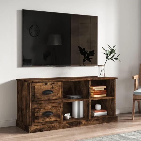 vidaXL TV-taso savutammi 102x35,5x47,5 cm tekninen puu
