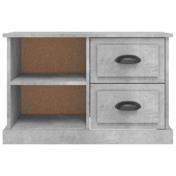 vidaXL TV-taso betoninharmaa 73x35,5x47,5 cm tekninen puu