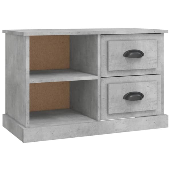 vidaXL tv-bord 73x35,5x47,5 cm konstrueret træ betongrå