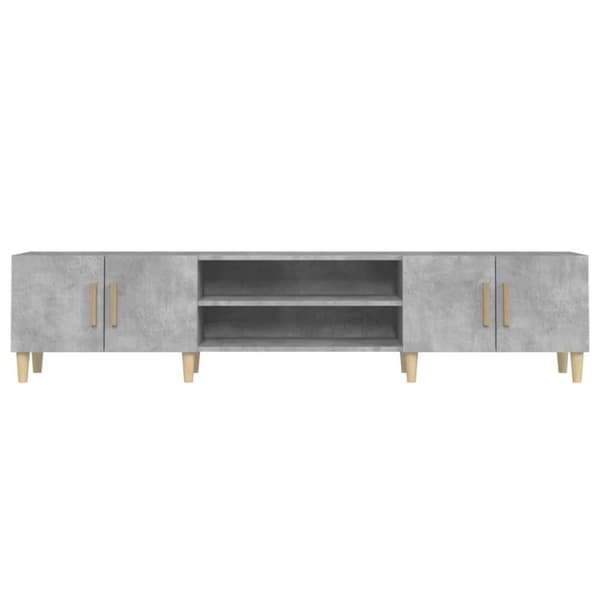 vidaXL TV-skåp betonggrå 180x31,5x40 cm konstruerat trä