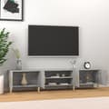 Miniatyrbilde 3 av 10: vidaXL TV-benk grå sonoma 180x31,5x40 cm konstruert tre