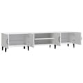 Miniatyrbilde 7 av 10: vidaXL TV-benk hvit 180x31,5x40 cm konstruert tre