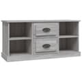 Miniatyrbilde 1 av 9: vidaXL TV-benk grå sonoma 99,5x35,5x48 cm konstruert tre