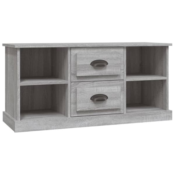 vidaXL TV-benk grå sonoma 99,5x35,5x48 cm konstruert tre