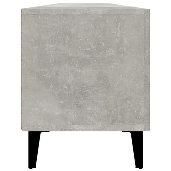 vidaXL tv-bord 180x31,5x40 cm konstrueret træ betongrå