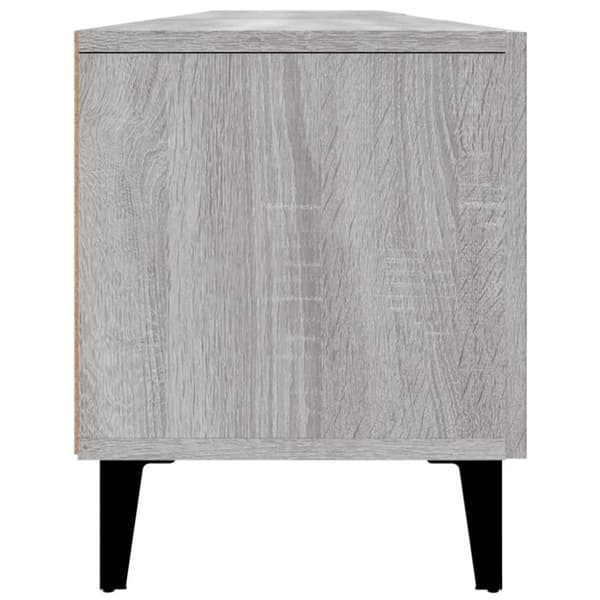 vidaXL TV-taso harmaa Sonoma 180x31,5x40 cm tekninen puu