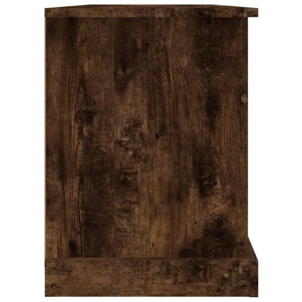vidaXL tv-bord 99,5x35,5x48 cm konstrueret træ røget egetræsfarve