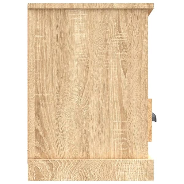 vidaXL tv-bord 100x35x50 cm konstrueret træ sonoma-eg