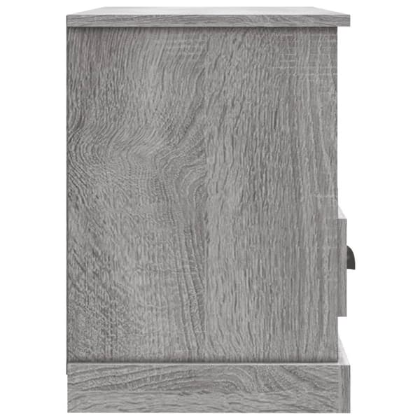vidaXL tv-bord 80x35x50 cm konstrueret træ grå sonoma-eg