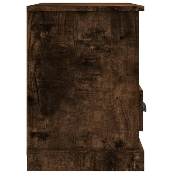 vidaXL TV-benk røkt eik 80x35x50 cm konstruert tre