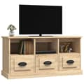 Miniatyrbild 4 av 11: vidaXL Tv-bänk sonoma-ek 100x35x50 cm konstruerat trä