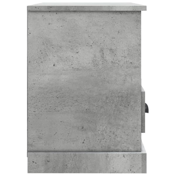 vidaXL TV-benk betonggrå 80x35x50 cm konstruert tre