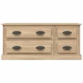 Miniatyrbilde 6 av 10: vidaXL TV-benk sonoma eik 100x35,5x45 cm konstruert tre
