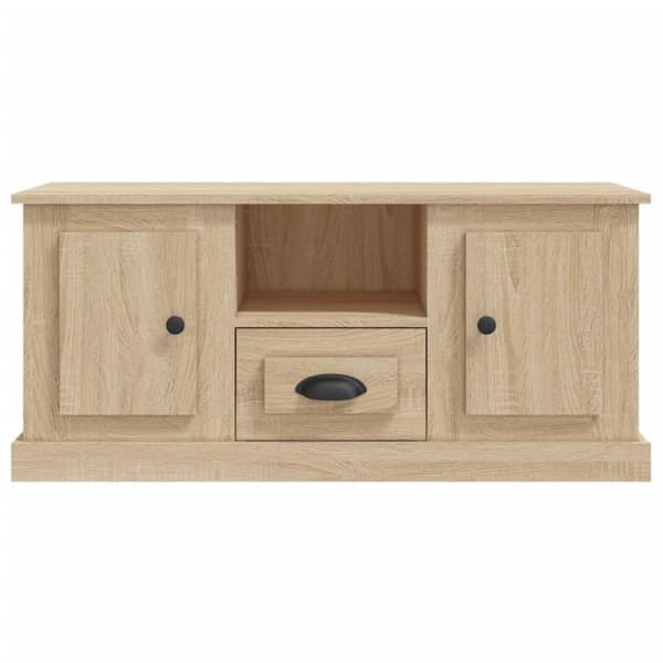 vidaXL TV-benk sonoma eik 100x35,5x45 cm konstruert tre