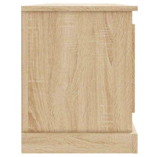 vidaXL TV-benk sonoma eik 100x35,5x45 cm konstruert tre