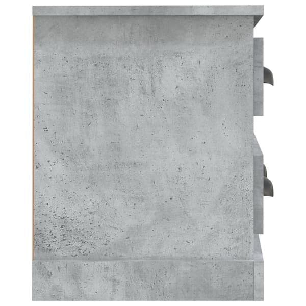 vidaXL TV-benk betonggrå 100x35,5x45 cm konstruert tre