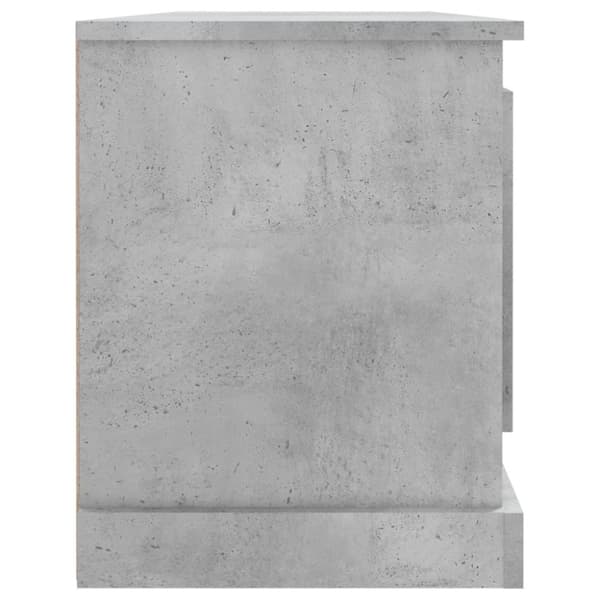 vidaXL TV-benk betonggrå 100x35,5x45 cm konstruert tre