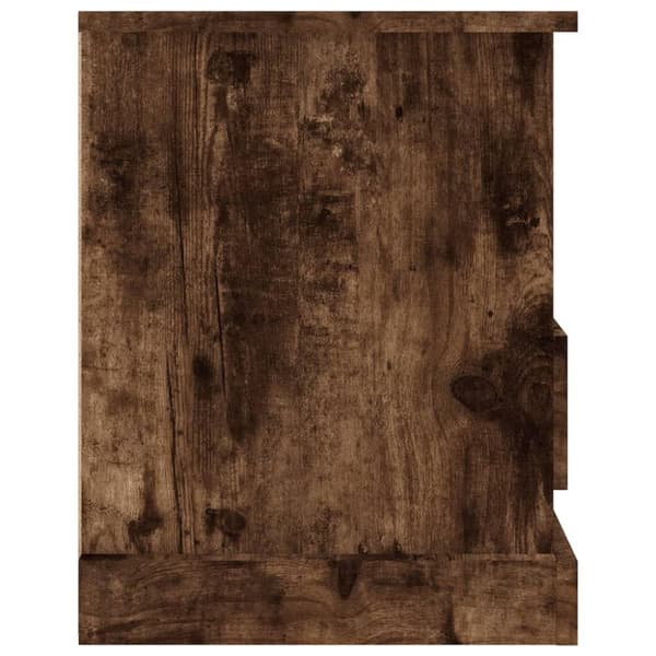 vidaXL TV-benk røkt eik 93x35,5x45 cm konstruert tre