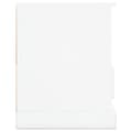 Miniatyrbilde 7 av 10: vidaXL TV-benk høyglans hvit 93x35,5x45 cm konstruert tre