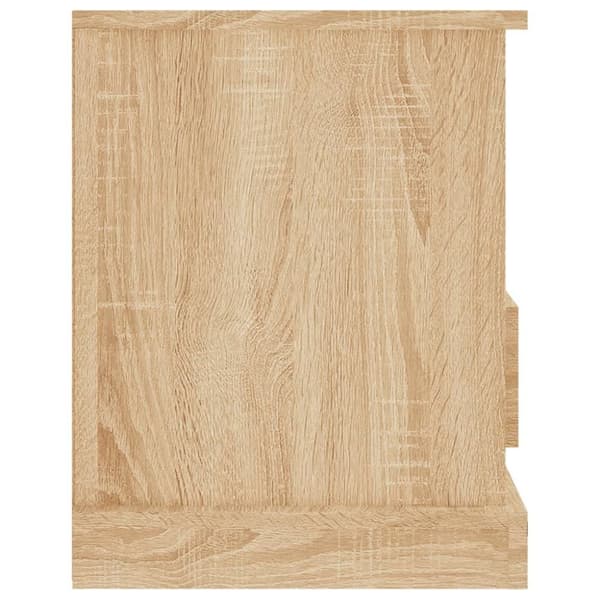 vidaXL TV-benk sonoma eik 93x35,5x45 cm konstruert tre