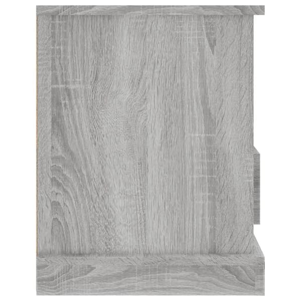 vidaXL tv-bord 93x35,5x45 cm konstrueret træ grå sonoma-eg