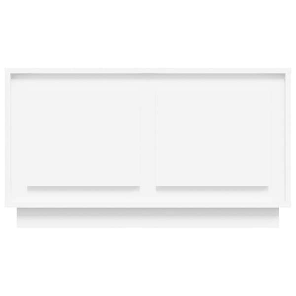 vidaXL tv-bord 80x35x45 cm konstrueret træ hvid
