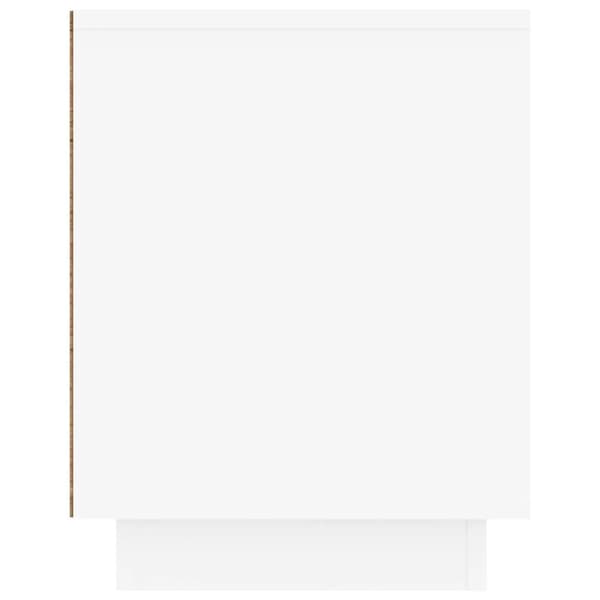 vidaXL tv-bord 80x35x45 cm konstrueret træ hvid